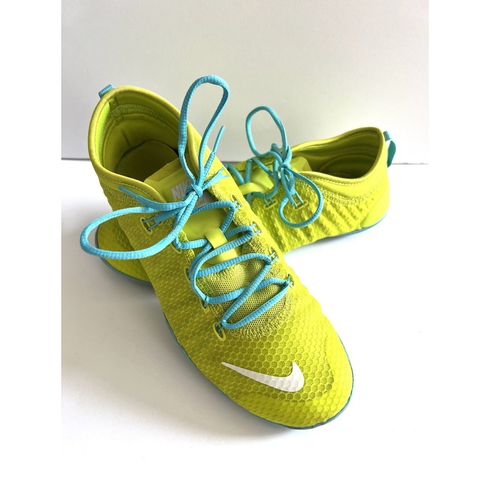 NIKE Wmns Sz 8 FREE 1.0 CROSS BIONIC Neon Green Training Running Shoes Sneakers